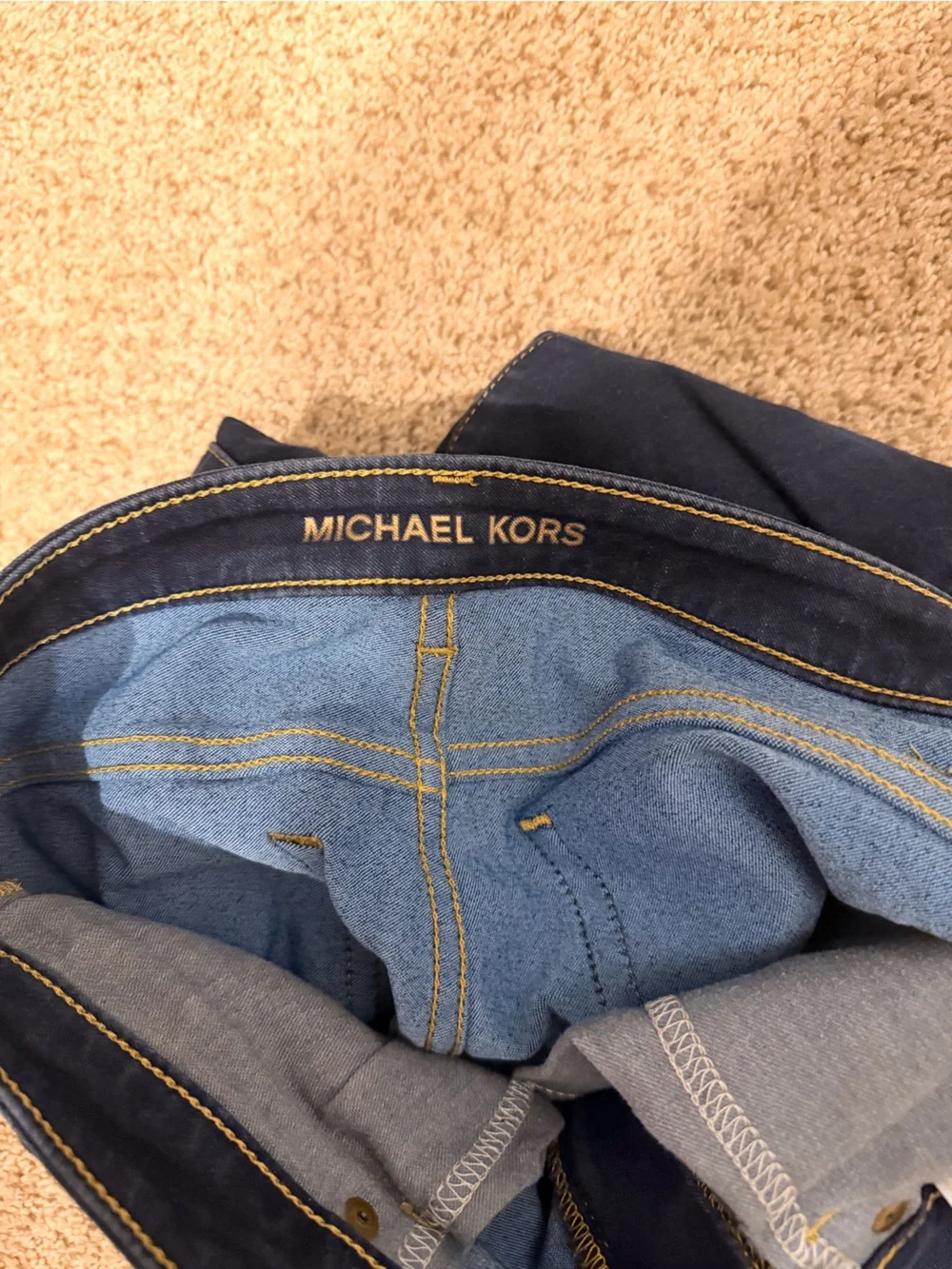 Michael Kors Navy Skinny Jeans
